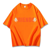 Vlone T Shirts Pikachu Casual Loose Printed Short Sleeve T-Shirt