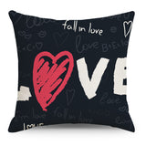 Valentine's Day Pillow Covers 4 Piece Random Styles Together, Love Festival Home Pillow Cushion Cover