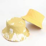 Bucket Hat Fishing Cap Cotton Print Fisherman Hat Fisherman Fashion Cotton Hat
