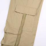 Julia Fox Low Rise Jeans Straight Pocket Overalls Cool Strap Hot Girl Dance Casual