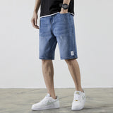 Men Denim Shorts Summer Thin Denim Shorts Stretch
