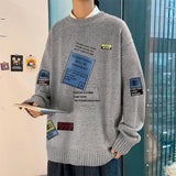 Men's Sweatshirt Fall Winter Men round Neck Sweater Casual Loose Men's Clothing