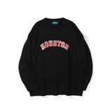 Men Sweater Character Printed Sweater Men's round Neck Sweater Trendy Pullover