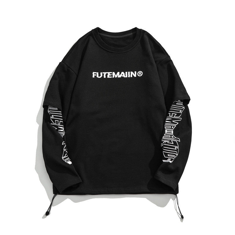 Crew Neck Sweatshirts for Men Men's Autumn round Neck Sweater Men's Loose
