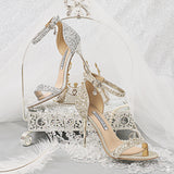 Nude Heels for Wedding Pumps Stiletto Sandals