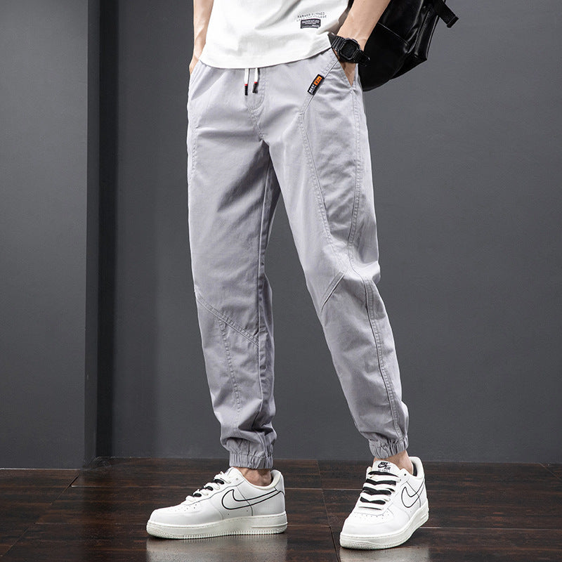 Cuffed Cargo Pants Summer Casual Pants Men's Pants