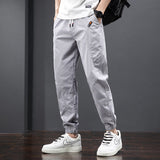 Cuffed Cargo Pants Summer Casual Pants Men's Pants