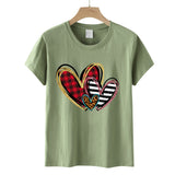 Valentine's Day T Shirt Spring/Summer Short-Sleeved T-shirt Top