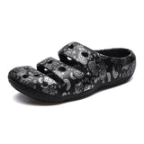 Mens Slide Summer Slippers Men'S Coconut Printed Slippers
