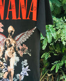 Nirvana T Shirt Vintage Angel Print T-Shirt Male And Female Large Size