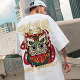 Men T-Shirts Printed Loose Half Sleeve