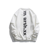 Crew Neck Sweatshirts for Men Men's Clothing Autumn Printed round Neck Short Sleeve Hoodie Male Student Pullover