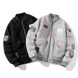 Varsity Jacket Fall Winter Coat Men'S Baseball Uniform Jacket