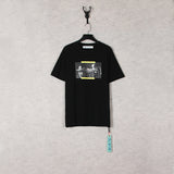 Off White T Shirts Printed Short-Sleeved T-Shirt Ow Loose Men'S And Women'S Bottoming Shirt T