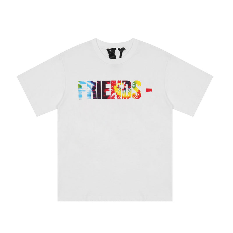 Vlone T Shirt Large V Loose Short Sleeve T-Shirt Men And Women Summer