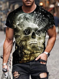 Skull Apparel Short Sleeve Skull Print T-shirt