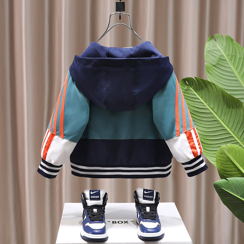Toddler Boys Jackets Boys' Coat Spring and Autumn Jacket Hooded