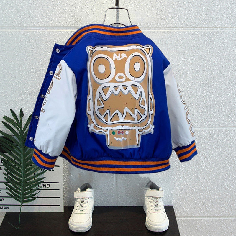 Toddler Boys Jackets Boy's Autumn Coat Baseball Top