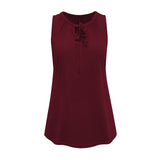 Coachella Music Festival Outfits Knitted Vest Solid Color Loose Sleeveless Top