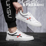 Flat Shoes Spring White Shoes Sneakers Men's Fashion Trendy Casual Shoes