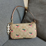 Strawberry Bags Pearl Chain Strawberry Mahjong Bag