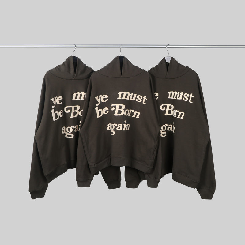 You Must Be Born Again Hoodie Cpfm Kanye Foam Loose Hooded