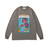 Man Fall Outfits Long-Sleeved T-shirt Men's Winter Casual Loose Fashion Brand