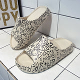 Mens Slide Large Size Couple Coconut Slippers Summer