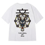 Men T-Shirts Three-Dimensional Letter Loose