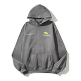 Kanye West Sunday Service Hoodie Autumn And Winter Letter Printed Hoodie Fleece-Lined Couple