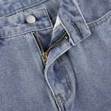 Julia Fox Low Rise Jeans Fashion Personalized Printed Loose Casual Pants