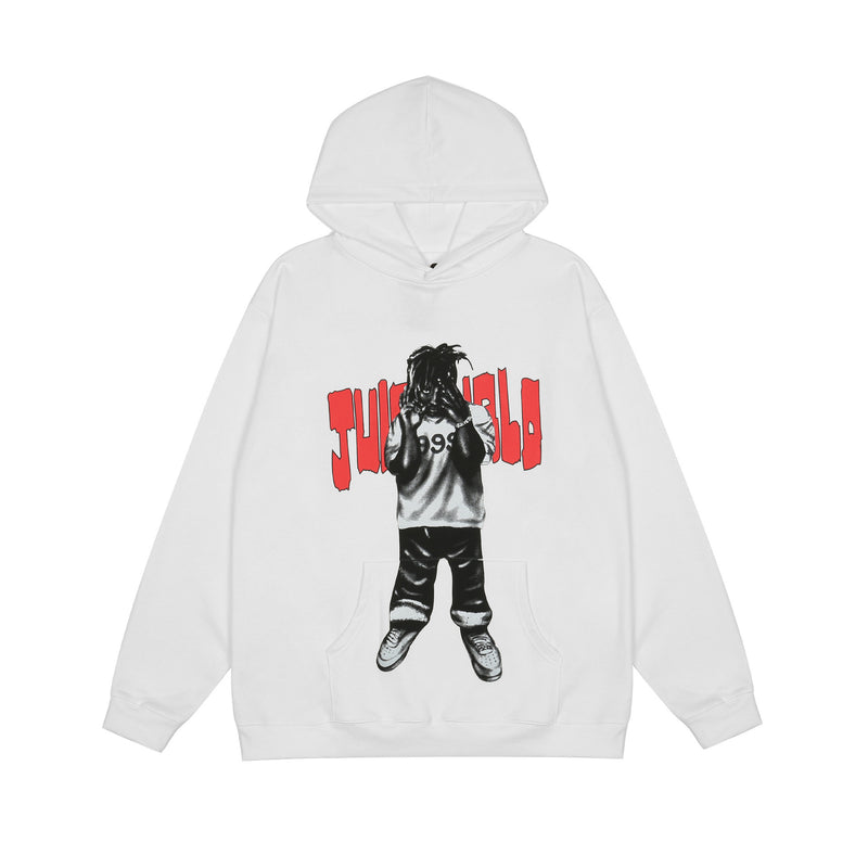 Vlone Hoodie Terry Autumn And Winter High Street Loose Hip Hop Cotton Short Sleeve