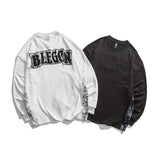 Crew Neck Sweatshirts for Men Men's Autumn Clothing Letter Printed round Neck Couple Sweater