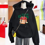 Bearbrick Hoodie Hooded Autumn Sweater Slimming Oversize Ladies