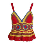 Coachella Music Festival Outfits Color Matching Camisole Short