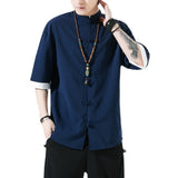 Men's Sweatshirt plus Size Summer Men's Short Sleeve Shirt