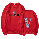 Vlone Sweatshirts Round Neck Sweater Printed Men'S And Women'S Loose