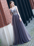 Mauve Dress Bridesmaid Evening Dress for Women Spring and Summer Elegant Sexy Purple Dress