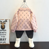 Toddler Boys Sweater Boy's Hoody Spring and Autumn Casual round Neck