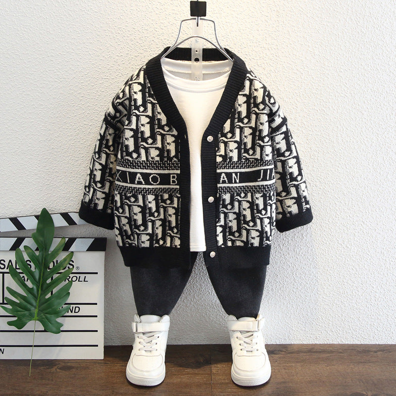 Toddler Boys Sweater Fall Boys Autumn Clothing