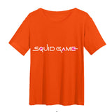 Squid Game Costume Wooden Man Printed Shirt Short Sleeve T-shirt