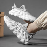 designer Sneaker Shoes Summer Breathable Men's Casual Sneakers Low Top Solid Color Running Shoes