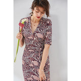 Gloria Vanderbilt Acetate Knitted Printed Dress