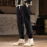 Cuffed Cargo Pants Workwear Pants Men's Autumn Loose Casual