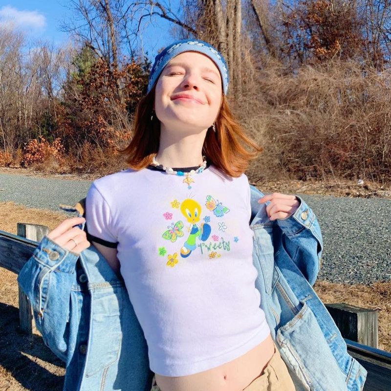 Vintage Y2g Shirts Women's Summer Top