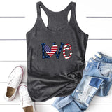 Valentine's Day T Shirt Sports Outerwear Vest Women's Printed