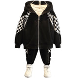 Toddler Boys Jackets Boys Spring Clothes Suit Sports Two-Piece Set