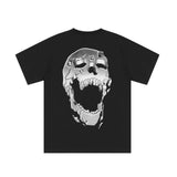 Skull Apparel Avengers Bullet Hole Skull Print Loose