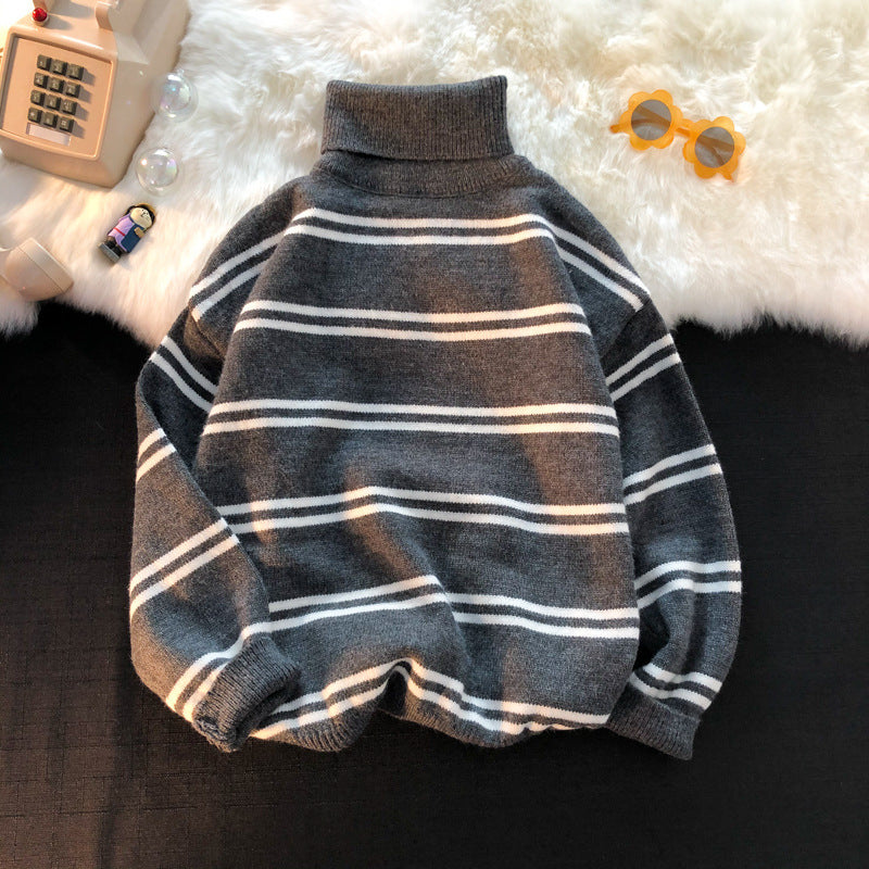Men 'S Jackets Autumn And Winter Striped Sweater Men 'S Loose