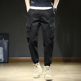 Cuffed Cargo Pants Autumn Leisure Men's Loose